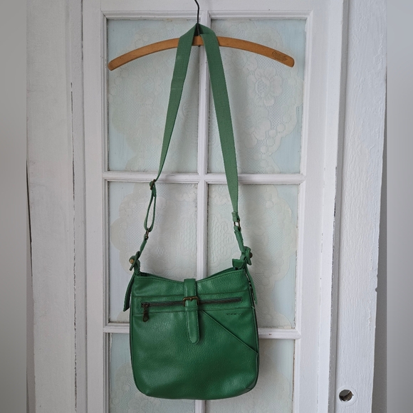 Matt & Nat Handbags - Matt & Nat Green Crossbody Bag Adjustable Strap